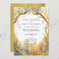 Bezauberndes Waldportal zum Hochzeitsempfang