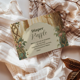 Bezauberndes Waldruffeldiapper Begleitkarte