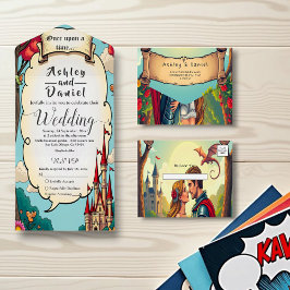 Bezauberndes Waldschlösschen Burg Märchenfest Hoch All In One Einladung