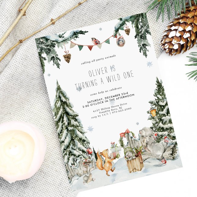 Bezauberndes Winterwald zum Geburtstag (Von Creator hochgeladen)