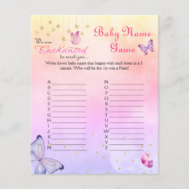 Bezaubert, Butterfly Baby Duschkopf Spiel zu treff