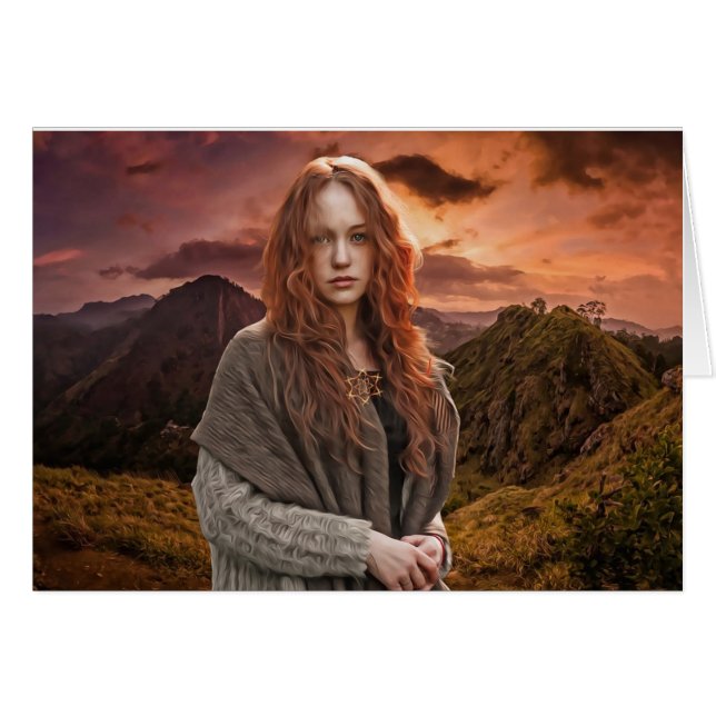 Bezaubert, können Sie die Welt, Karte ändern (Vorderseite (Horizontal))