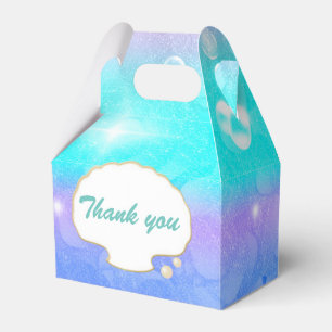 Bezaubert unter den Meeresfrüchte-Gastgeschenk-Box Geschenkschachtel