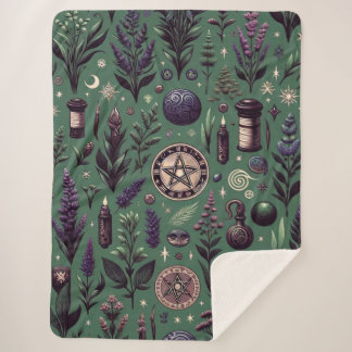 Bezauberte Botanica: Magische Kräuter und Hexerei Sherpadecke