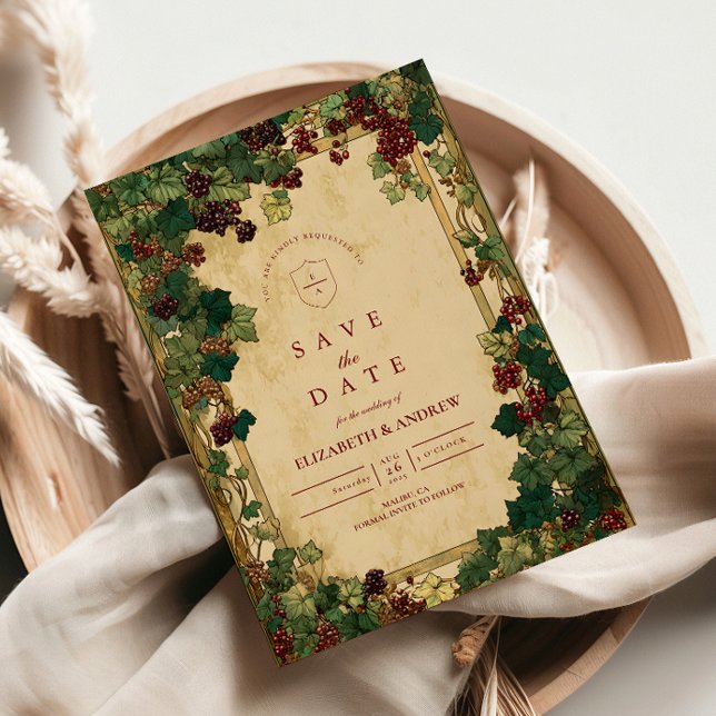 Bezauberte Hochzeit von Ivy Greenery Save The Date (Von Creator hochgeladen)