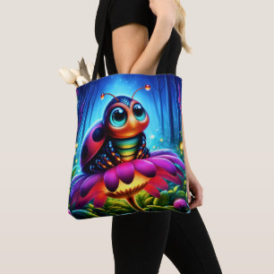 Bezauberte Ladybug weiche glühende Fantasie-Blume