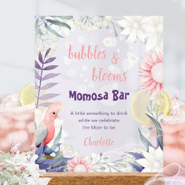 Bezauberte Lavendel Drink Sign Baby Dusche Acrylschild