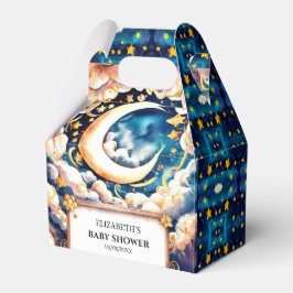 Bezauberte Moon Celestial Baby Dusche Geschenkschachtel