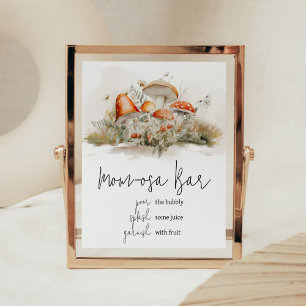 Bezauberte Pilzwald-Mama Osa Bar Poster