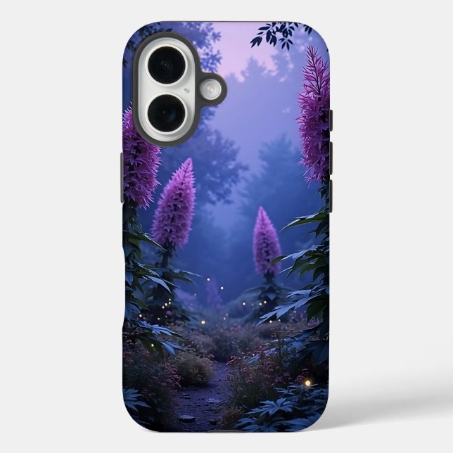 Bezauberte Twilight Woods iPhone Case / Cover (Rückseite)