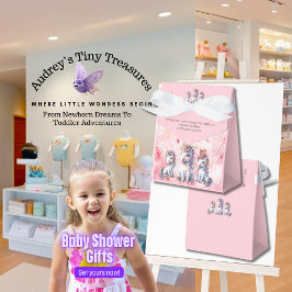 Bezauberte Unicorn Baby Duwer Fevor Box Geschenkschachtel