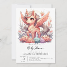 Bezauberte Unicorn-Kinderdusche