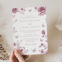 Bezauberte Vintage Blush Dusty Rose Blumenzehen