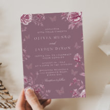 Bezauberte Vintage Rosa-Rose-Blumenhochzeit