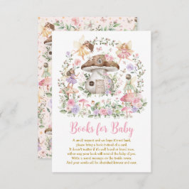 Bezauberte Waldmädchenbücher für das Baby Girl Begleitkarte