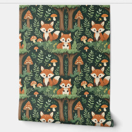 Bezauberte Waldschalen und Pilzschalen Tapete