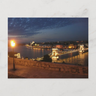 Bezauberter Abend in Budapest Postkarte