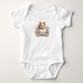 Bezauberter Bunny Baby Bodysuit Strampler