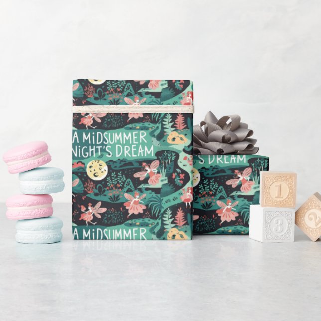 Bezauberter Wald: Whimsical Fairy Geschenkpapier (Babyparty)