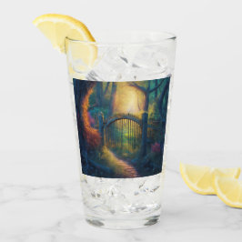 Bezauberter Waldgarten | Digitale Kunst Glas