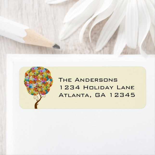 Bezauberter Waldpatchwork Blumenmauerbaum (Insitu)