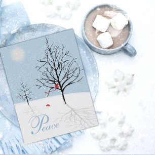Bezauberter Weihnachtsfeiertag Postkarte