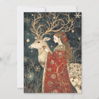 Bezauberter Winter: Der Maiden und der Stag