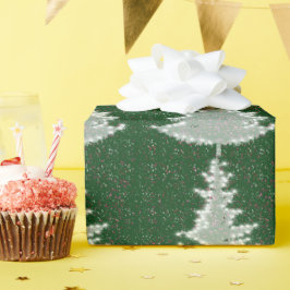 Bezauberter Winterglühen Weihnachtsbaum Geschenkpapier