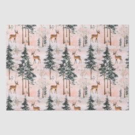 Bezauberter Winterwald Seidenpapier