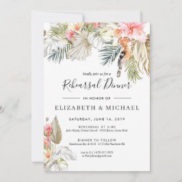 Bezaubertes African Safari Probe Dinner Einladung