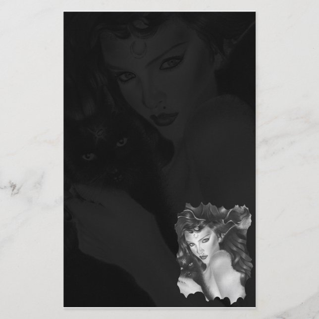 Bezaubertes Briefpapier (Vorderseite)