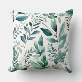 Bezaubertes Evergreen Ballet Botanisch Kissen