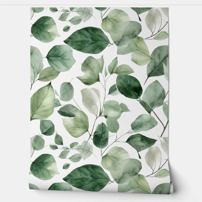 Bezaubertes Evergreen Ballet Botanisch Tapete (Abrollen)