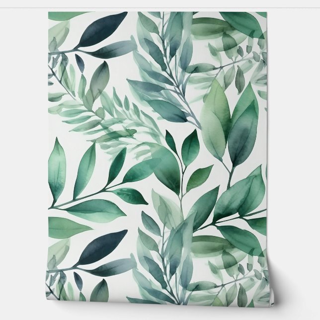 Bezaubertes Evergreen Ballet Botanisch Tapete (Abrollen)