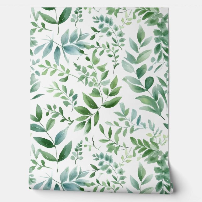 Bezaubertes Evergreen Ballet Botanisch Tapete (Abrollen)