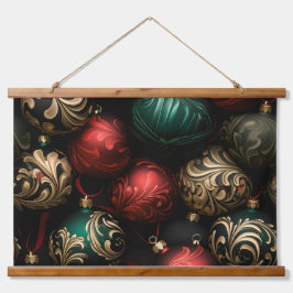 Bezauberung Mitternacht Botanischer Garten Wandteppich Mit Holzrahmen