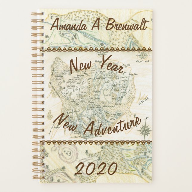 Bezeichnete Karte von Trino Planer (Vorderseite)