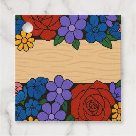 Bezeichnung der Blume Geschenkanhänger