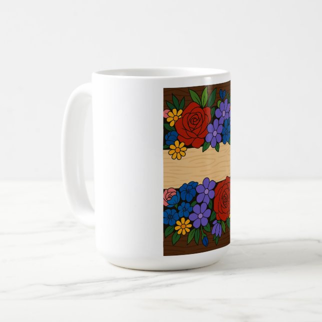 Bezeichnung der Blume Kaffeetasse (Vorderseite Links)