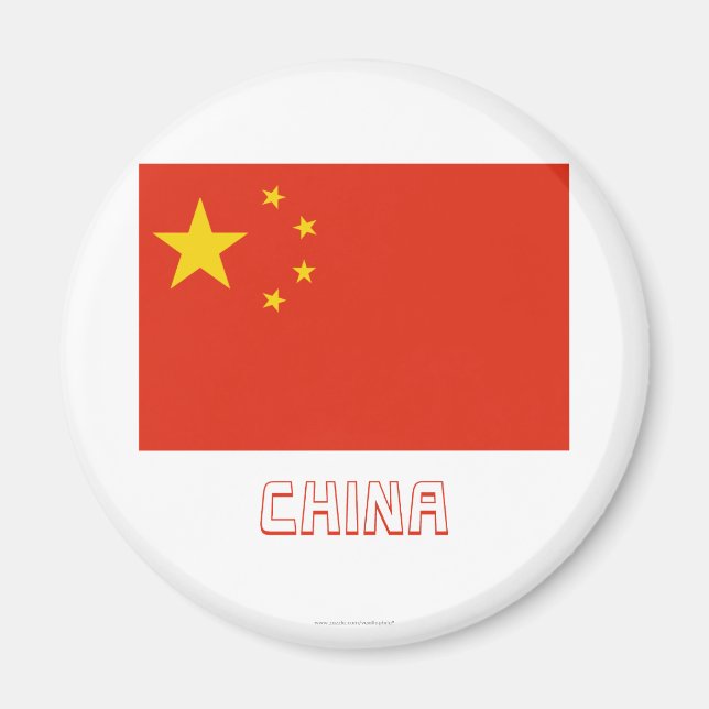 Bezeichnung der China Magnet (Vorne)