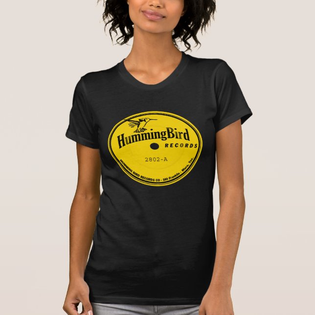 Bezeichnung der Humingvogel-Platten T-Shirt (Vorderseite)