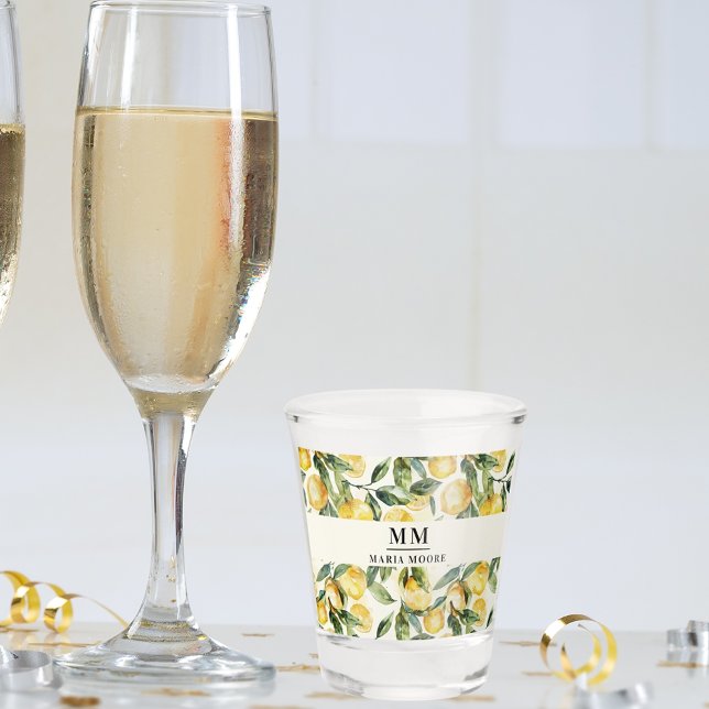 Bezeichnung der Monogramm-Initialen von Lemons Schnapsglas (Von Creator hochgeladen)