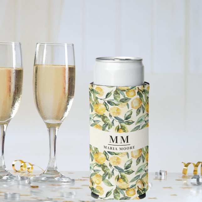 Bezeichnung der Monogramm-Initialen von Lemons Selters Dosenkühler (Von Creator hochgeladen)