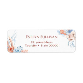 Bezeichnung der Pfirsich- und der blauen tropische