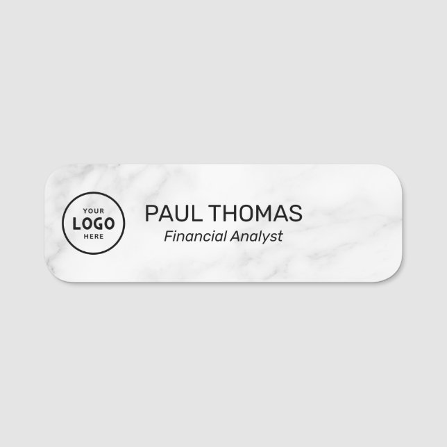 Bezeichnung des Arbeitsverhältnisses Moderner Beru Namensschild (Vorderseite)