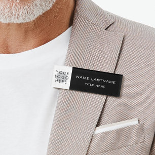 Bezeichnung des Logos, zentriert Name und Name Sch Namenschild