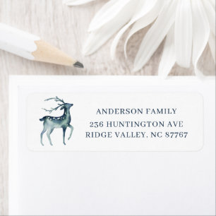 Bezeichnung für das Blue Buck Deer Address Label