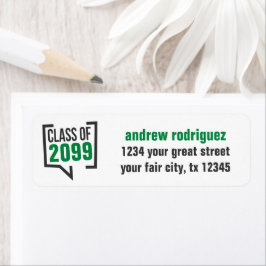 Bezeichnung für das Green Class Year Speech Bubble