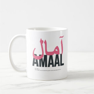 Bezeichnung und Bedeutung des Amaals Kaffeetasse