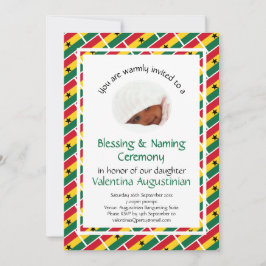 BEZEICHNUNGSZEREMONIE | Ghana Flag | FOTO Einladung